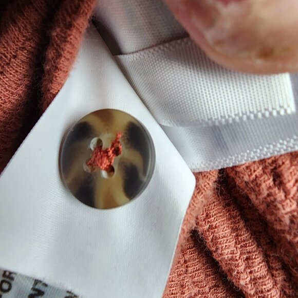 Madewell Women's Button Down Shirt in Rust Red - Picture 10 of 16